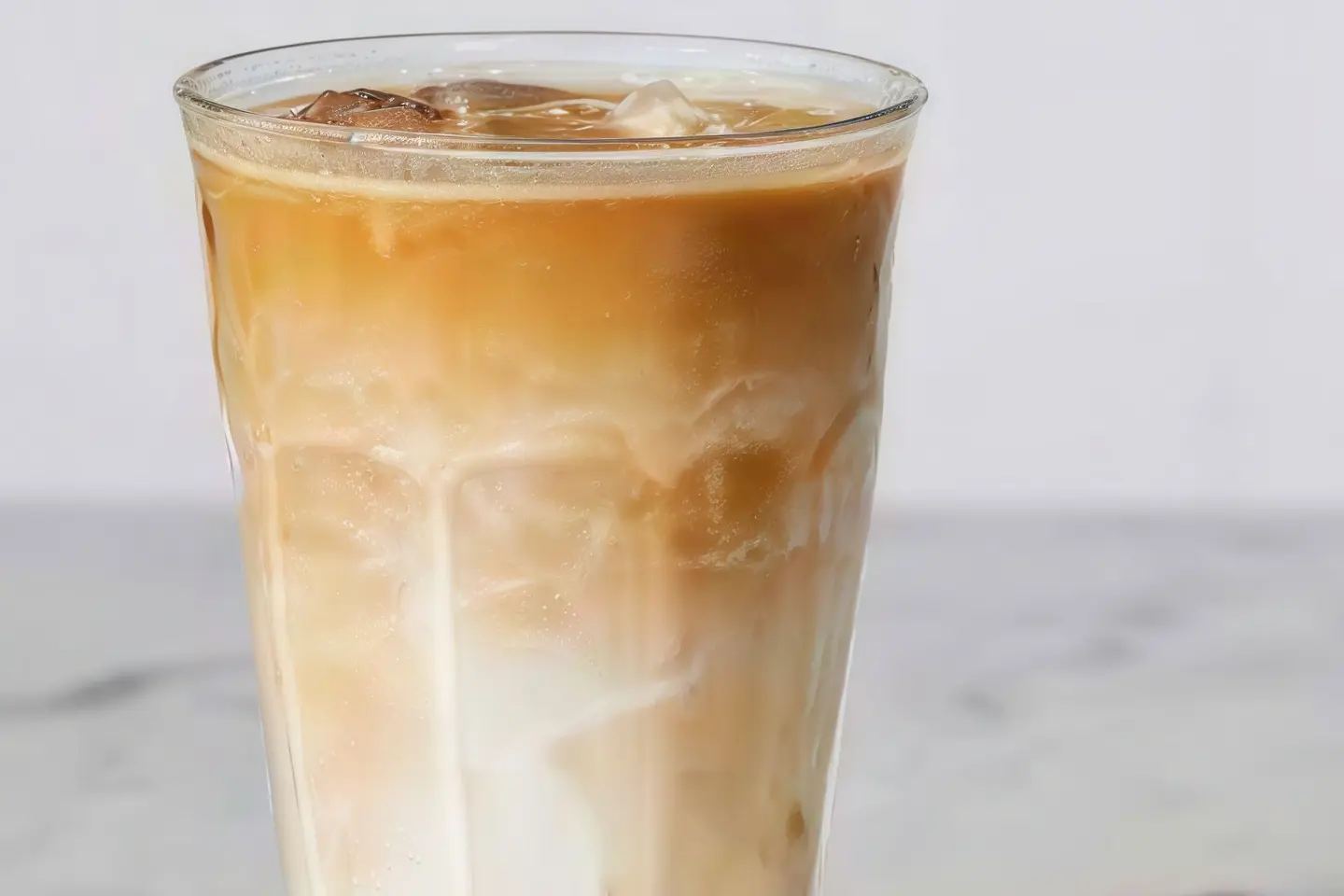 Iced Americano With 2 Pumps White Mocha