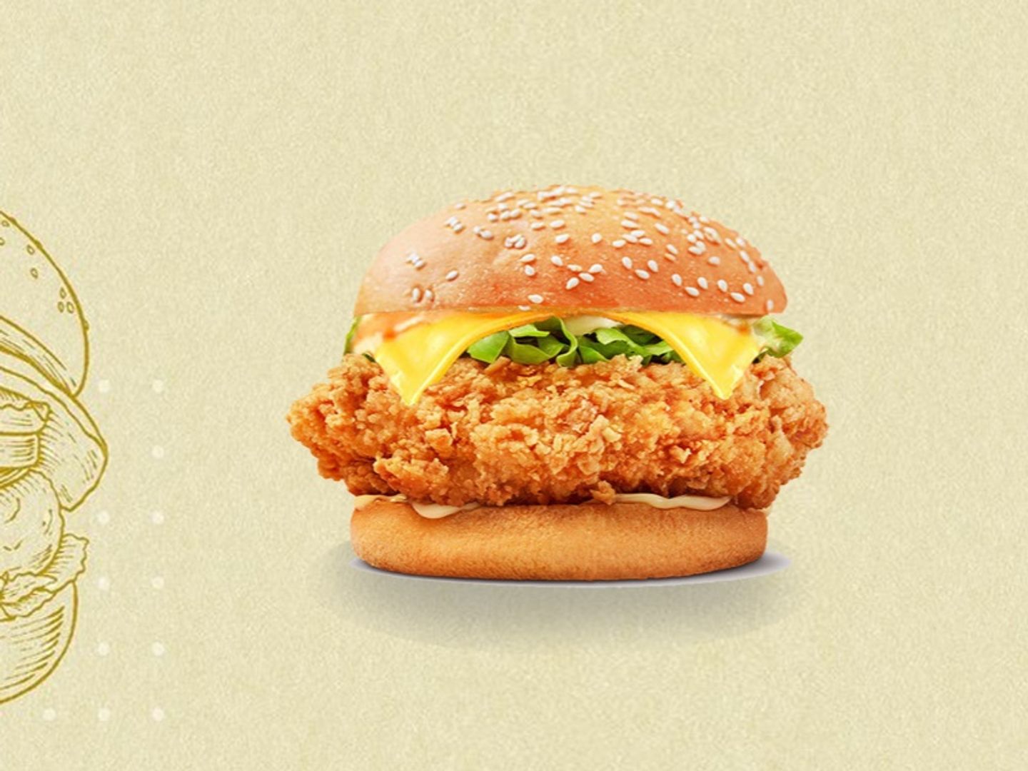 Chicken Crispy Burger