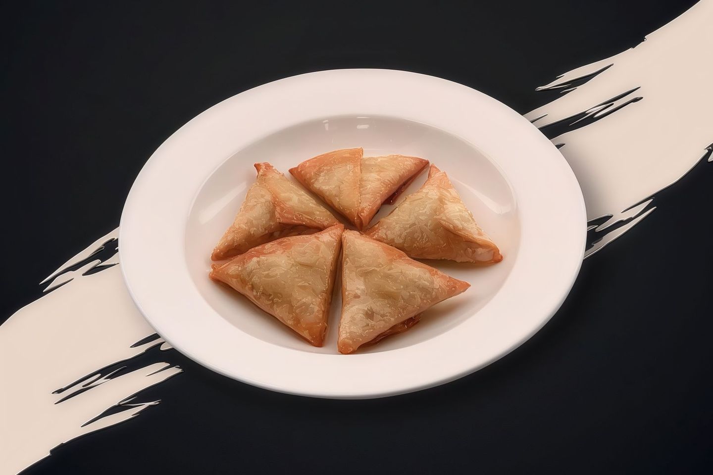 صحن سمبوسة لحم 5 حبات