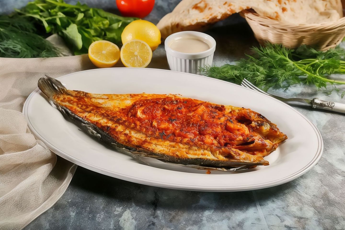 Iraqi Masgouf Fish