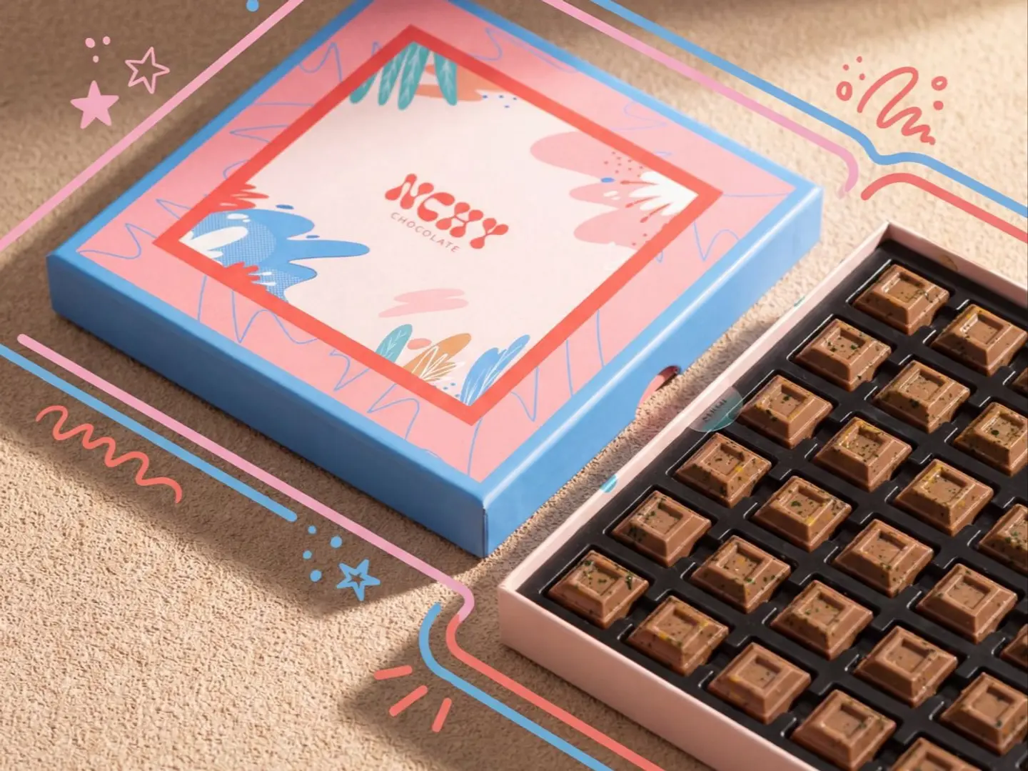 Nishii Jacaro Box With Kunafa And Pistachios