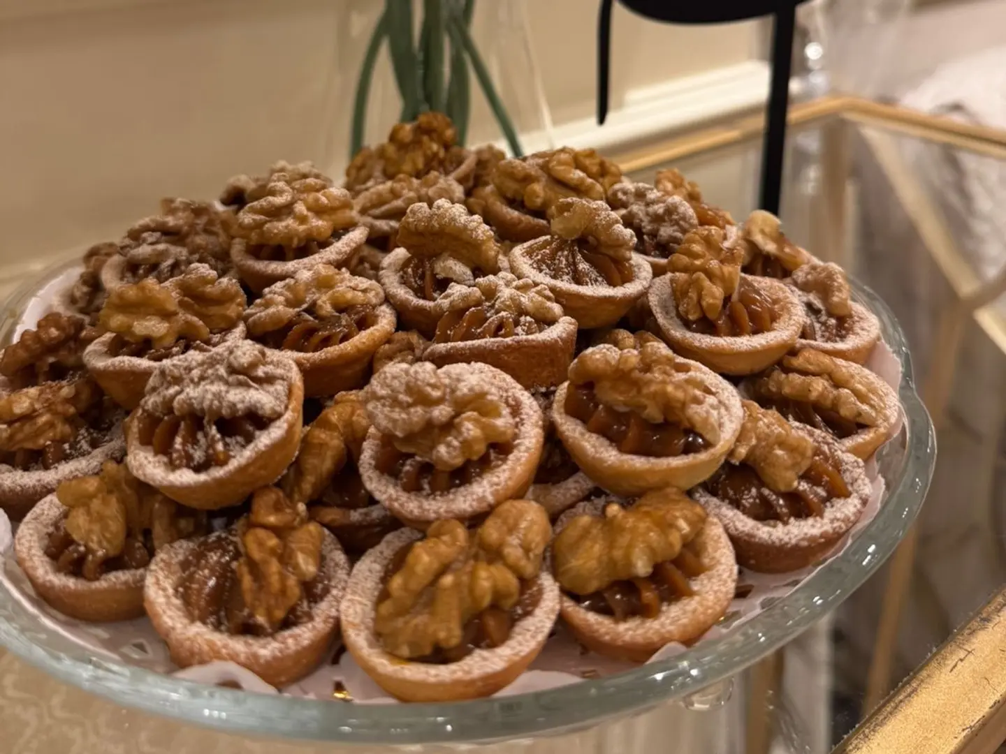 تارت بيكان العيد صغير