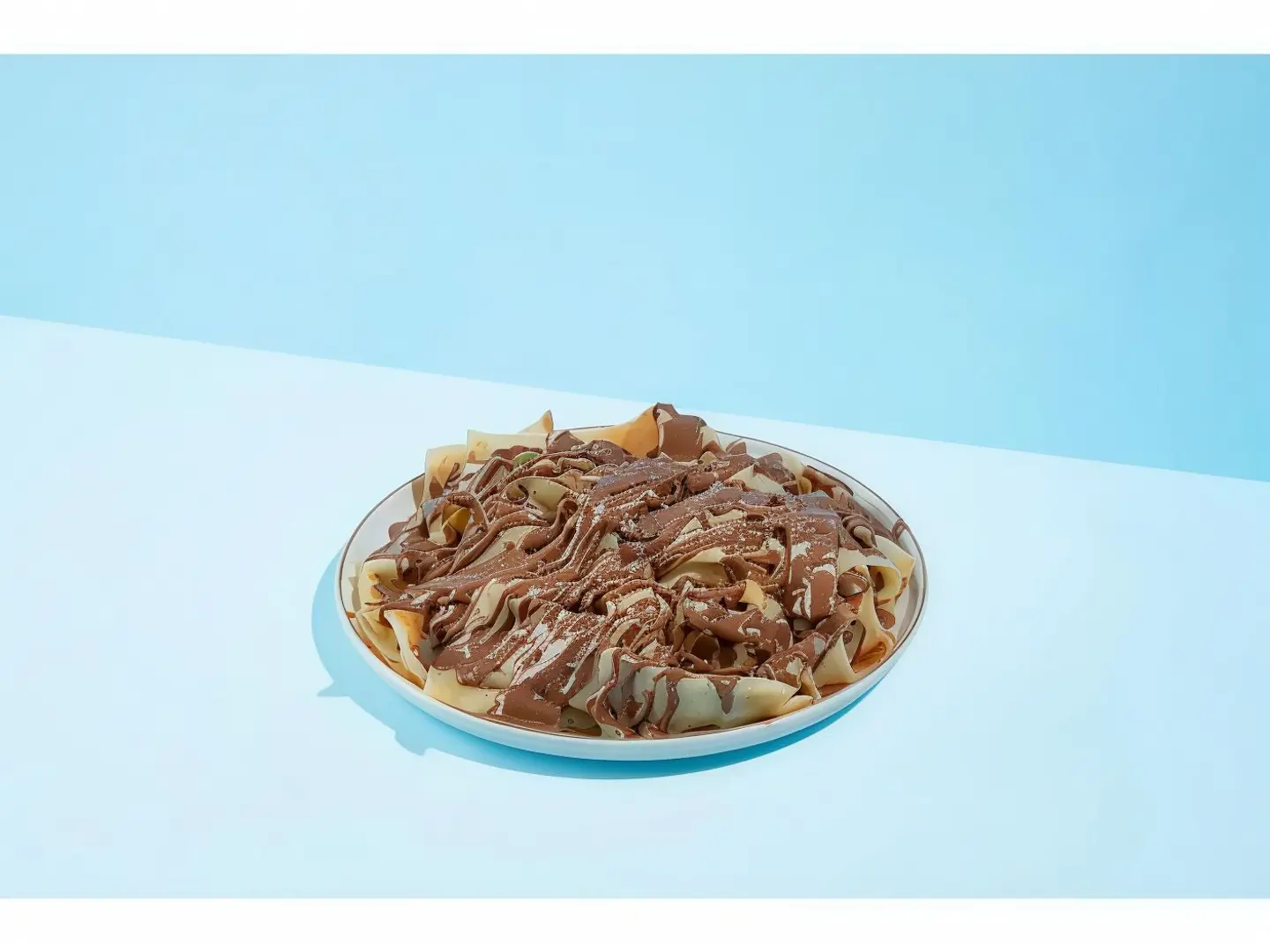 Chocolate Fettuccine Crepe