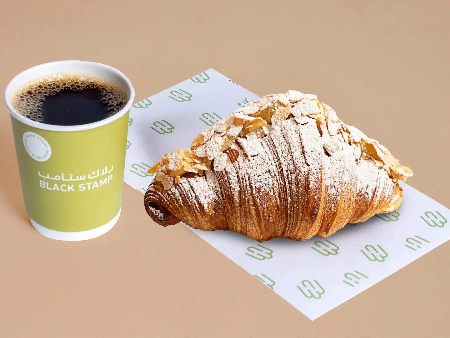 Today's Coffee Offer With Almond Croissant