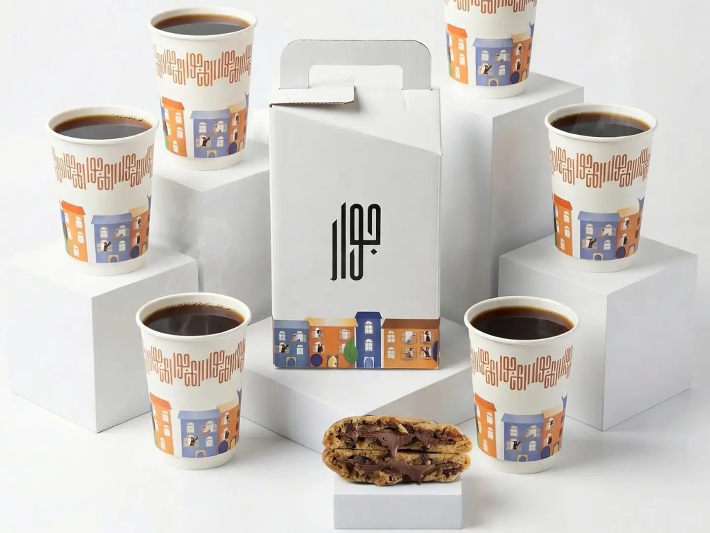 بكج حافظة قهوة اليوم 1 لتر حار ( 2 كوكيز مجانا )