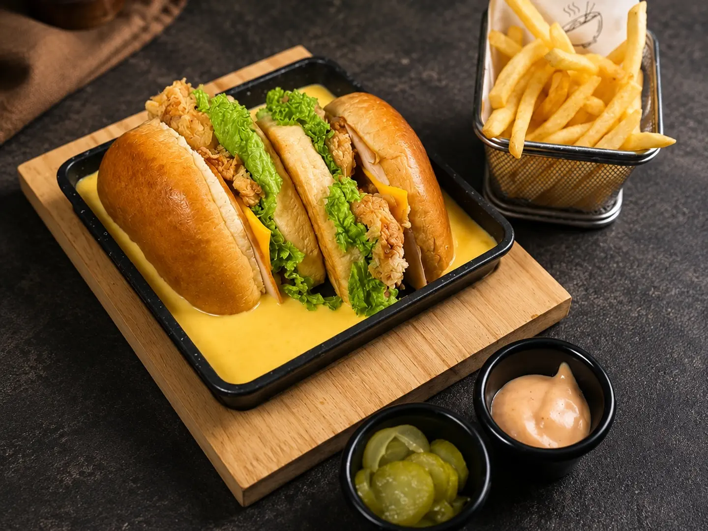 Country Fried Chicken Burger