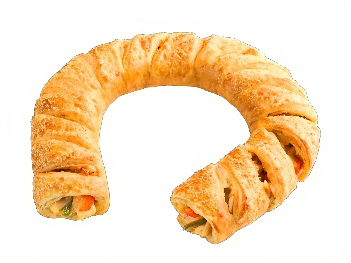 سترومبولي دجاج خضار