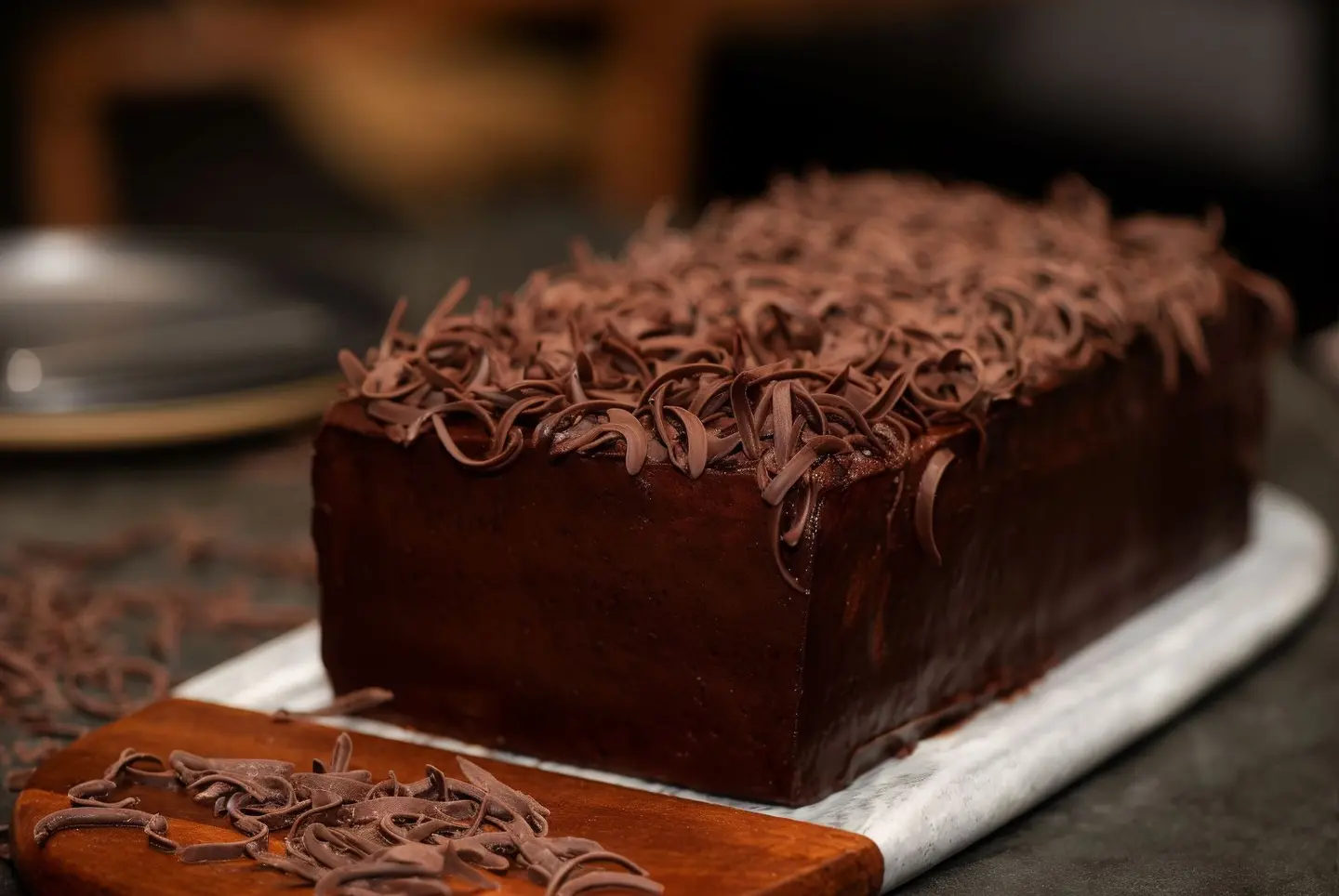 كيكة الشوكلاتة كبيرة