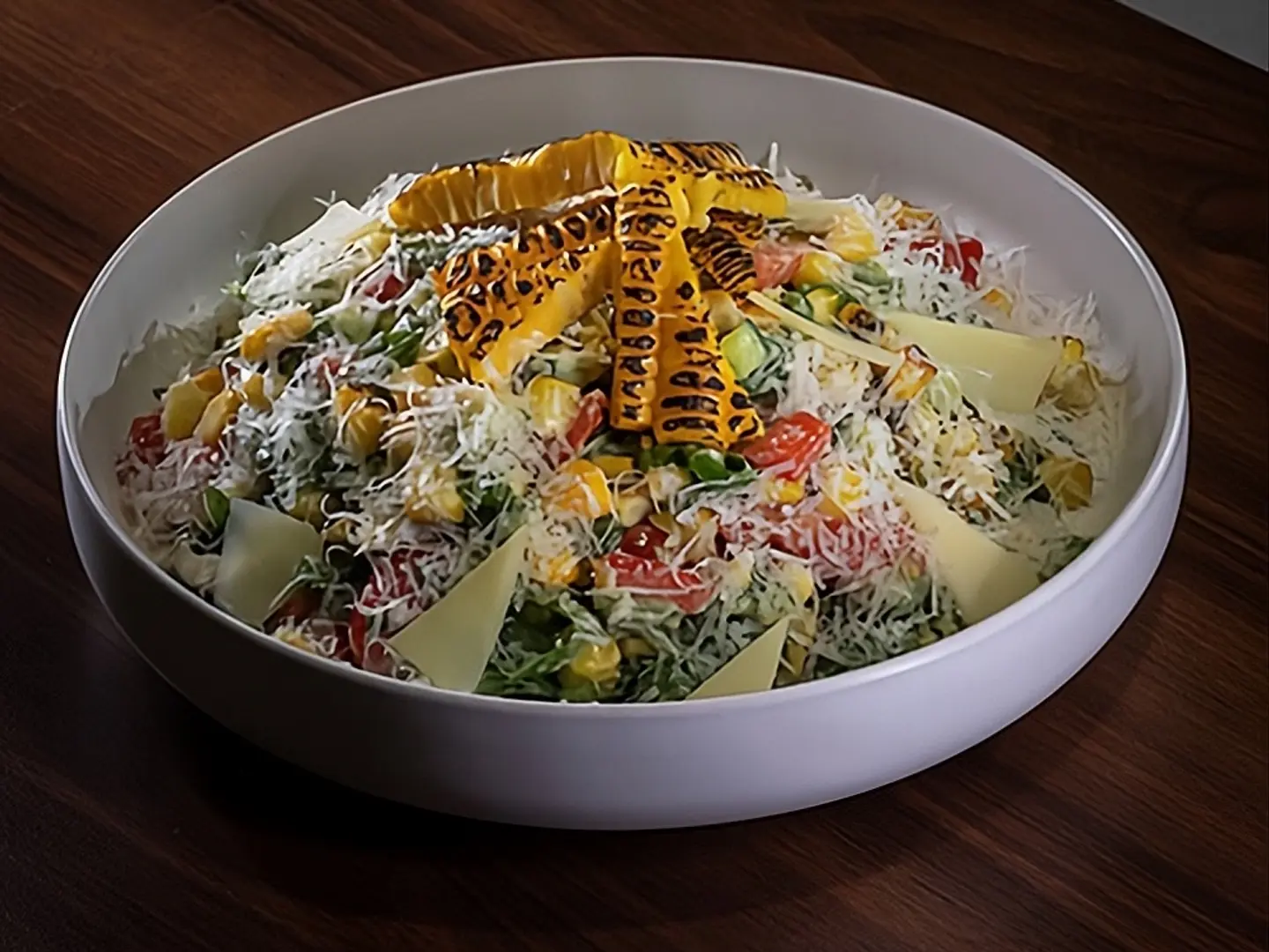 سلطة الذرة المشوية