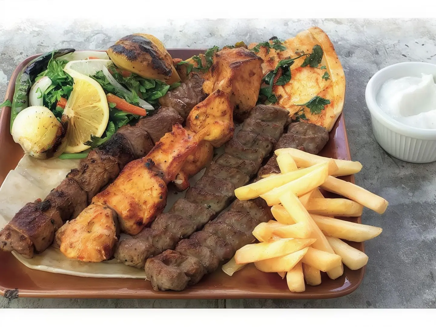 Mix Grilled 4 Skewers