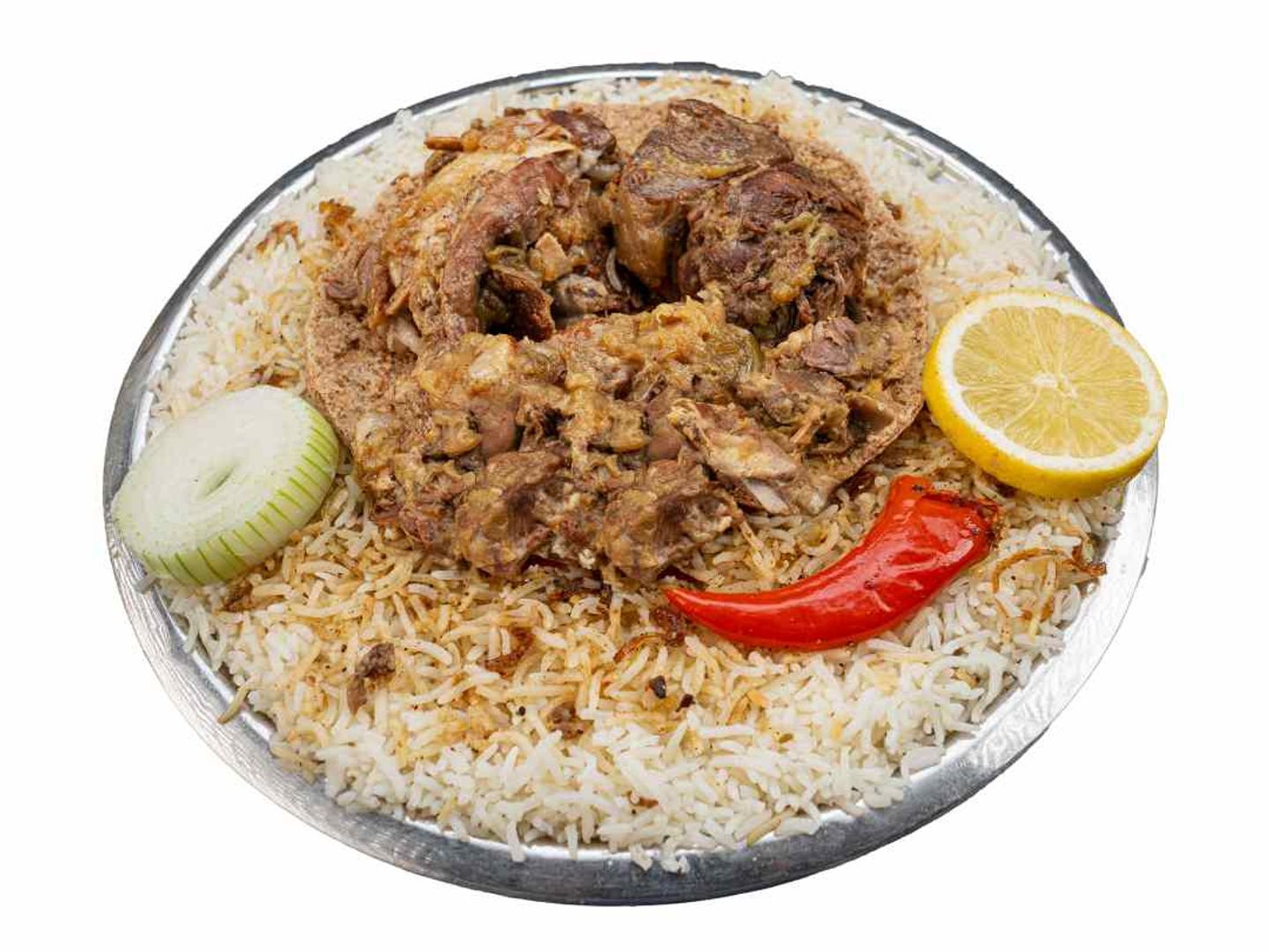 نفر لحم مكتوم - رز شعبي
