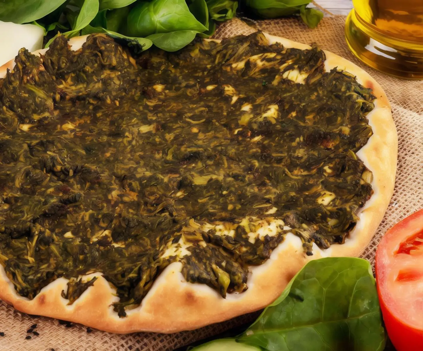 منقوشة سبانخ