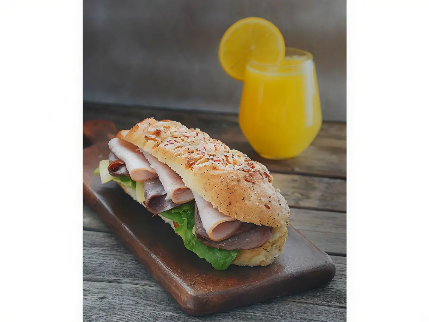 Mixed Turkey Sandwich