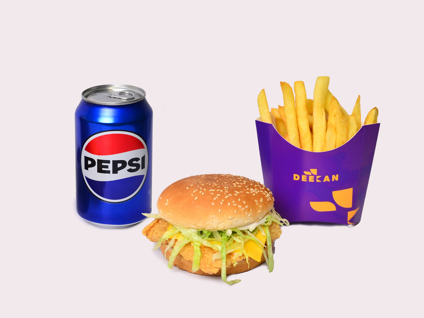 برجر دجاج كرسبي كومبو