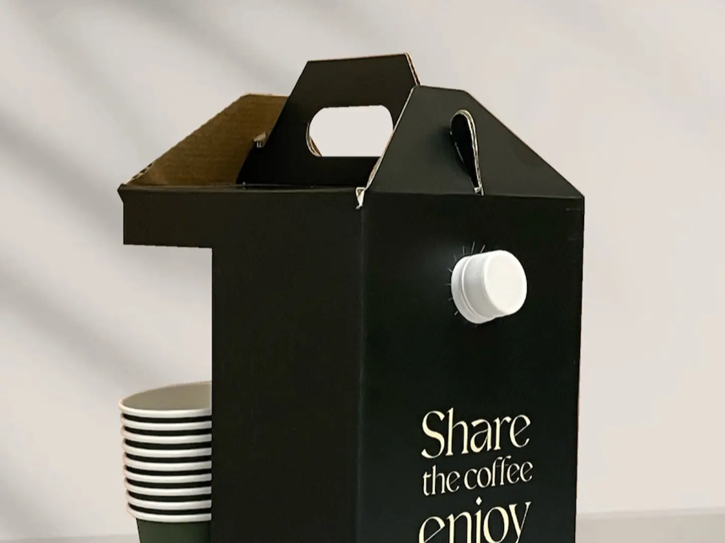 لتر قهوة سوداء