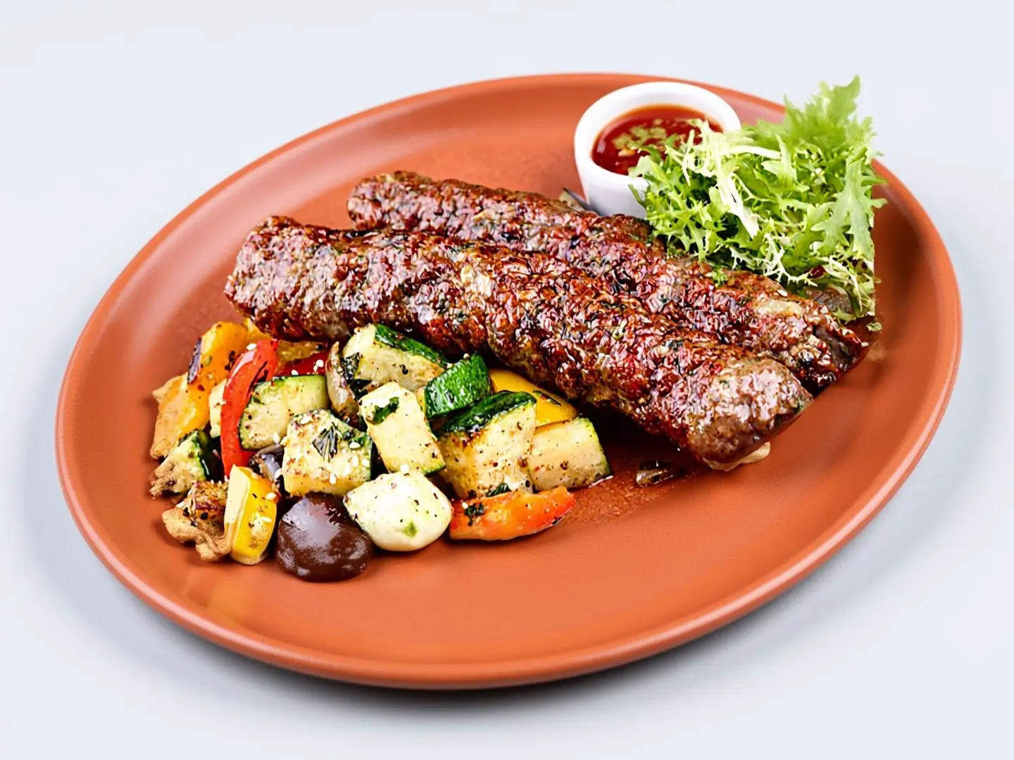 وجبة كباب لحم