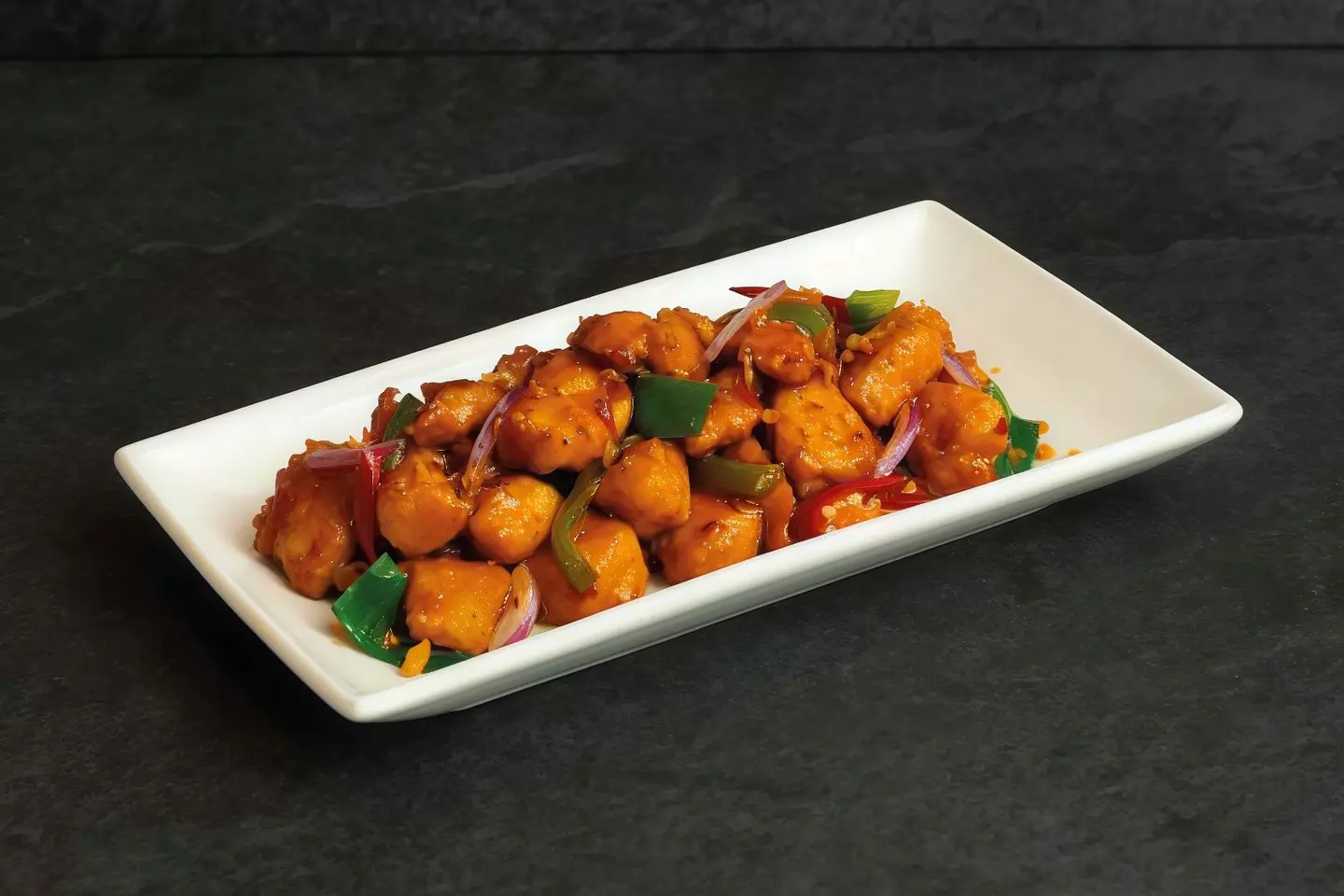 Chicken With Garlic And Chili Sauce