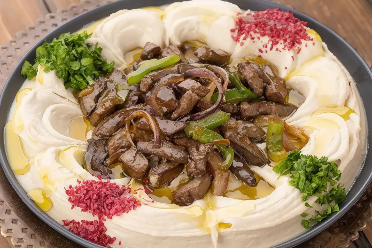 حمص بالكبده