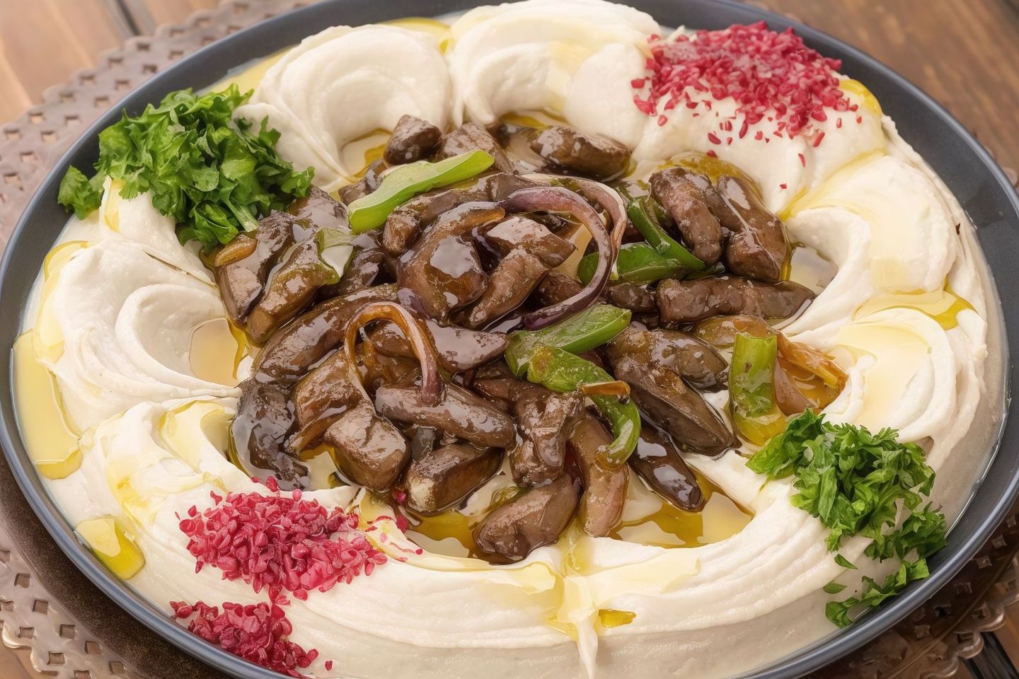 حمص بالكبده