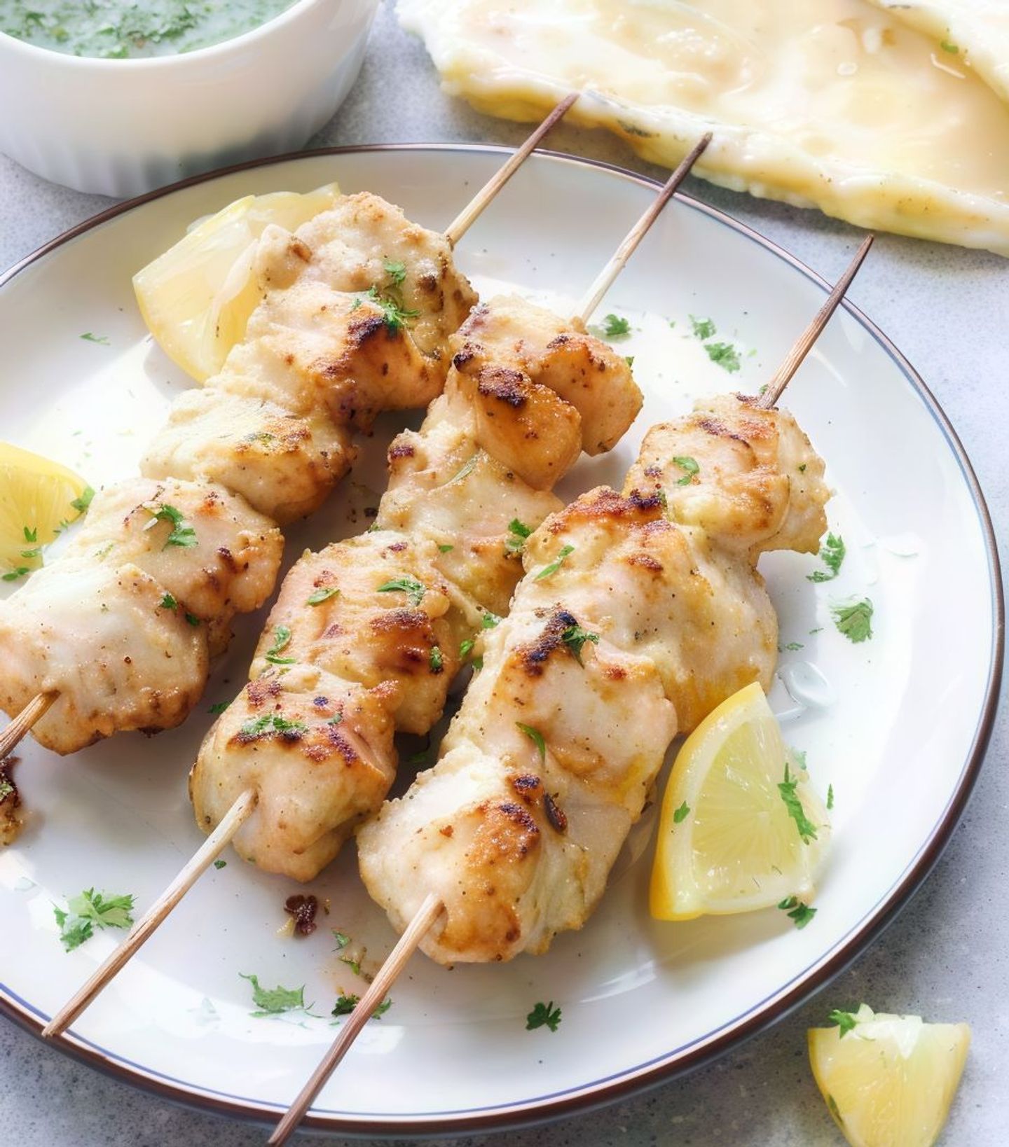 سمك بكرية الحليب تكا