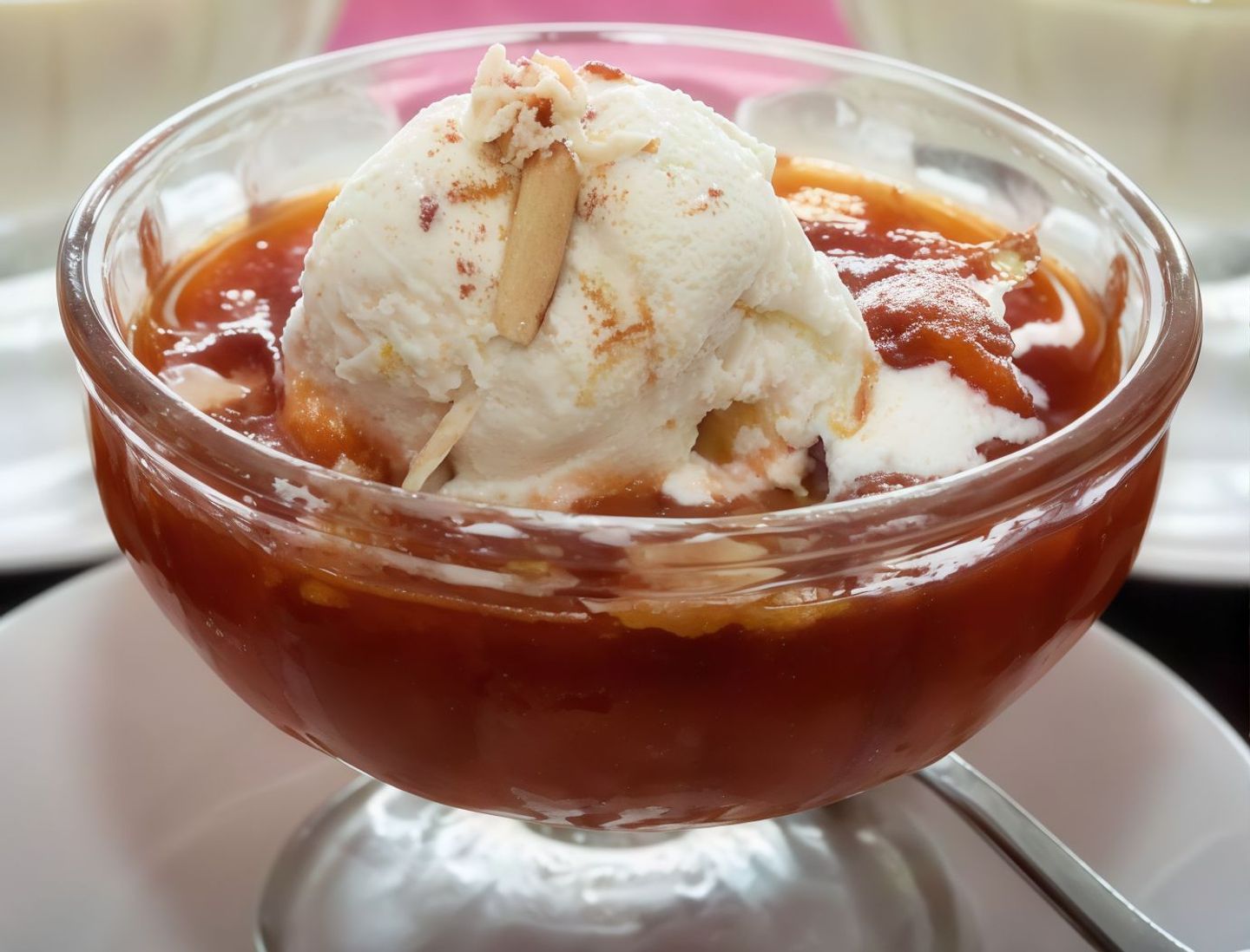 Qubani Ka Meetha With Ice Cream
