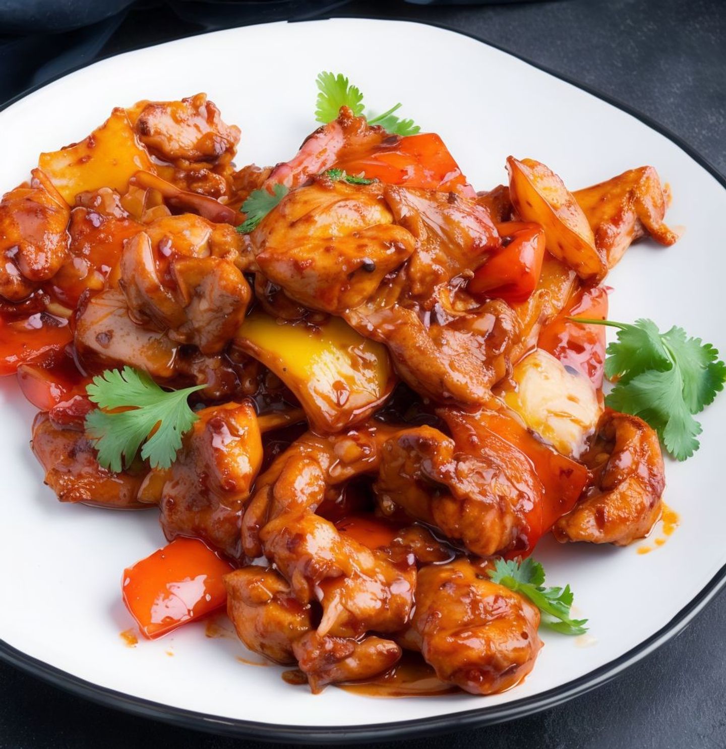 Chilly Chicken - Dry