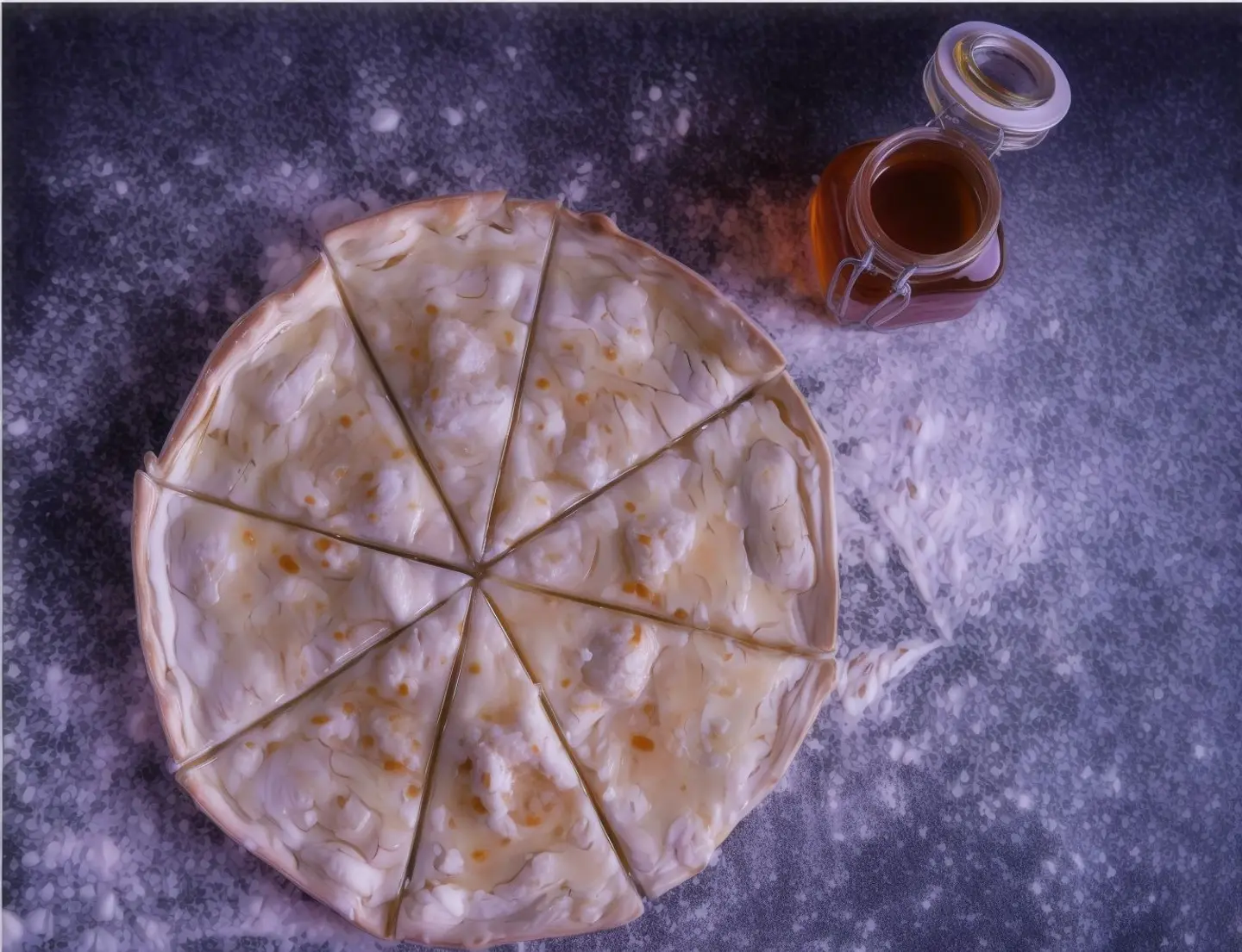 لبنة بالعسل مدور