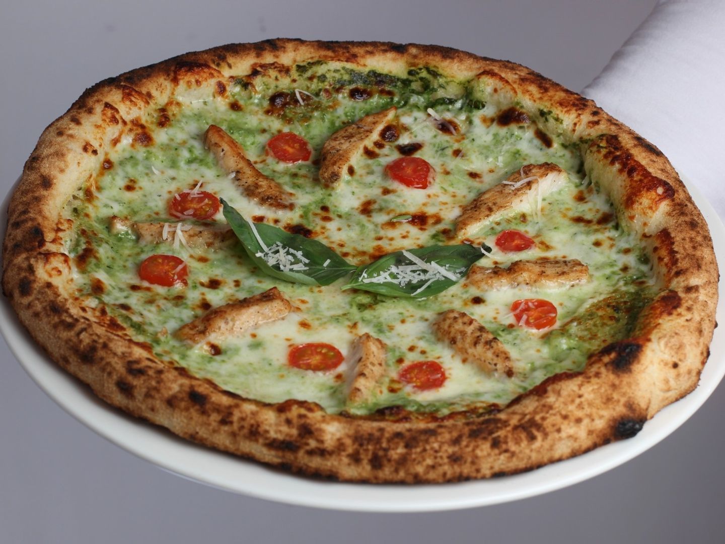 Chicken Pesto Pizza