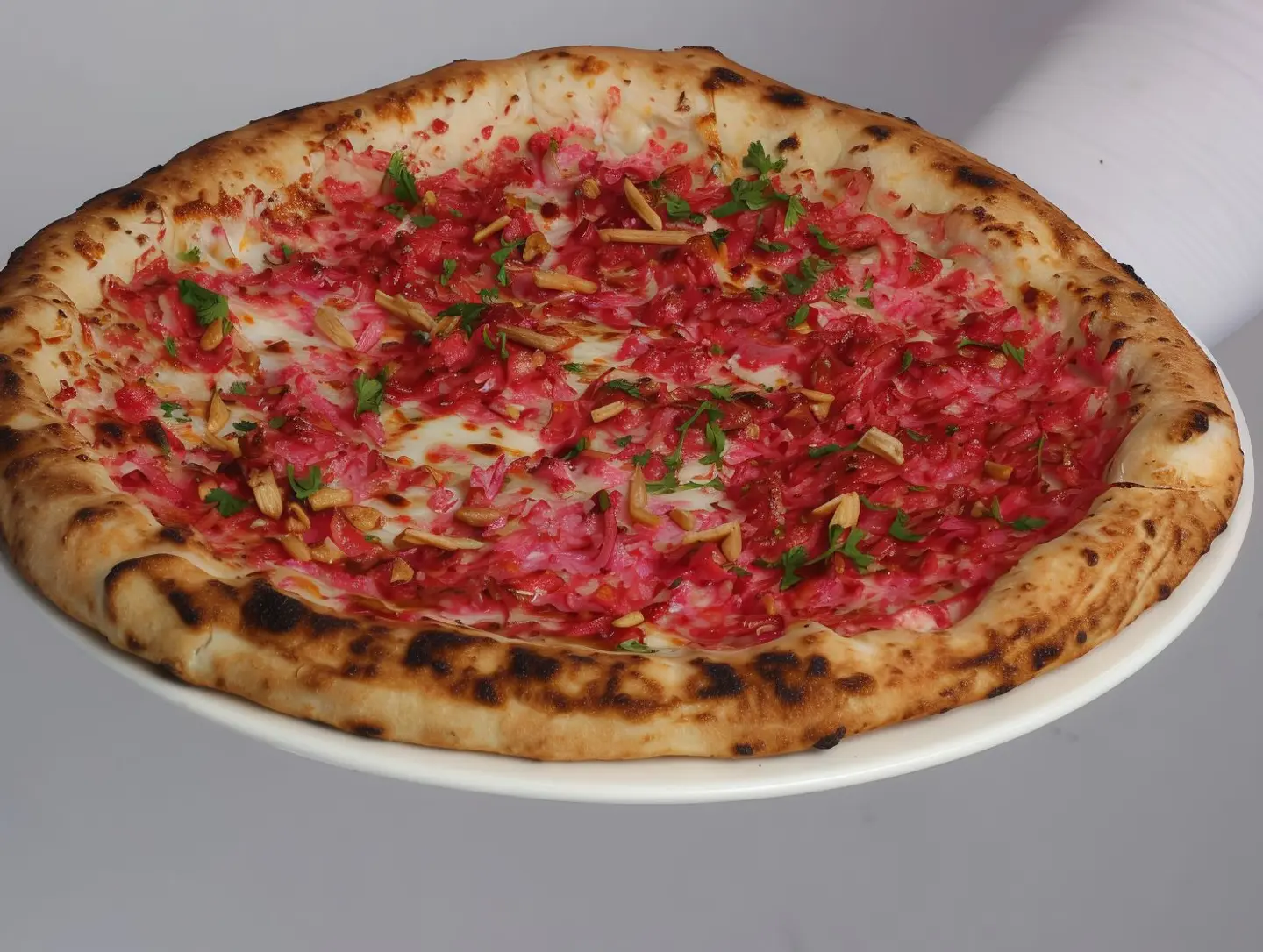 Smoked Chicken Musakhan Pizza