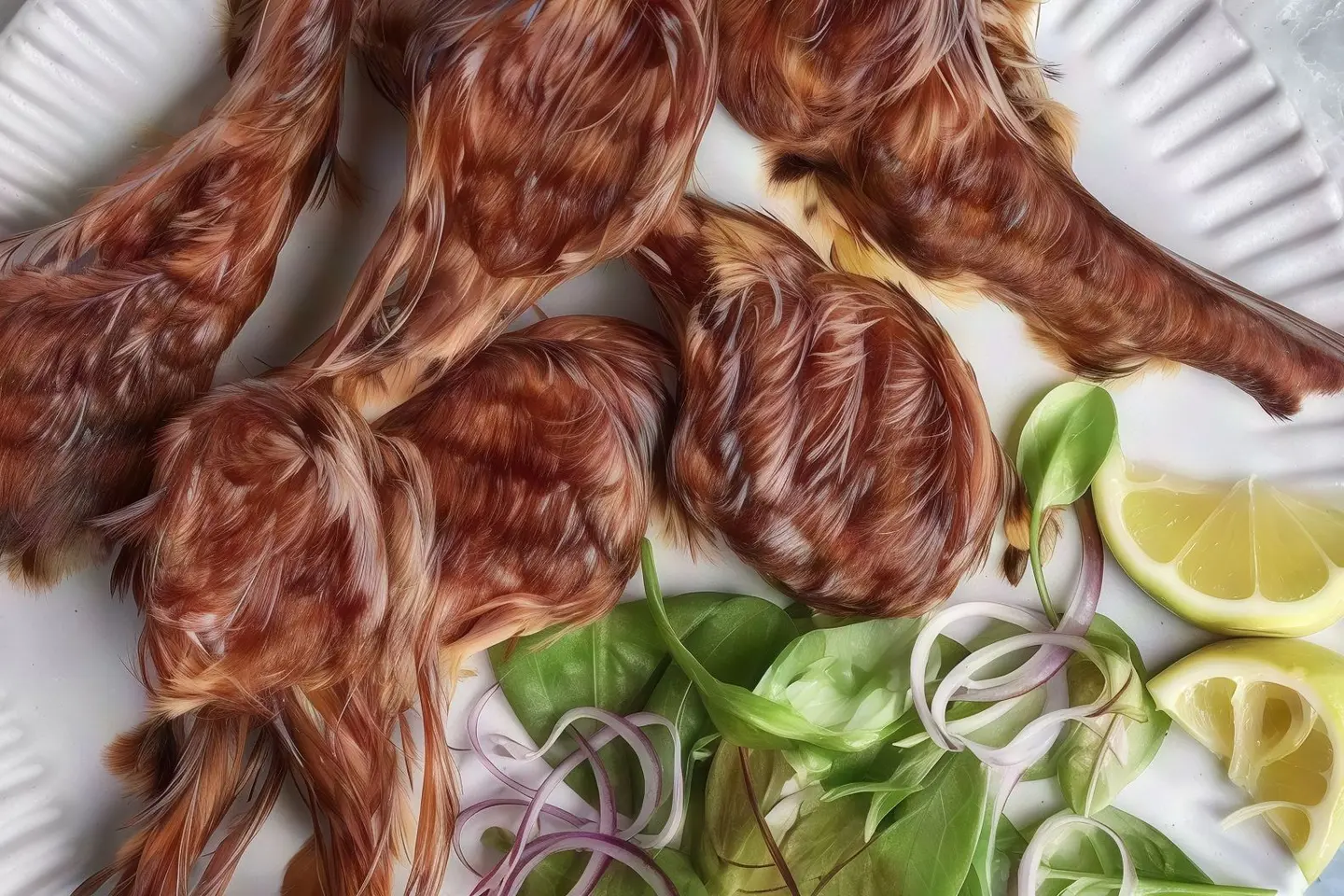 Local Sheep Feathers 4 Pieces