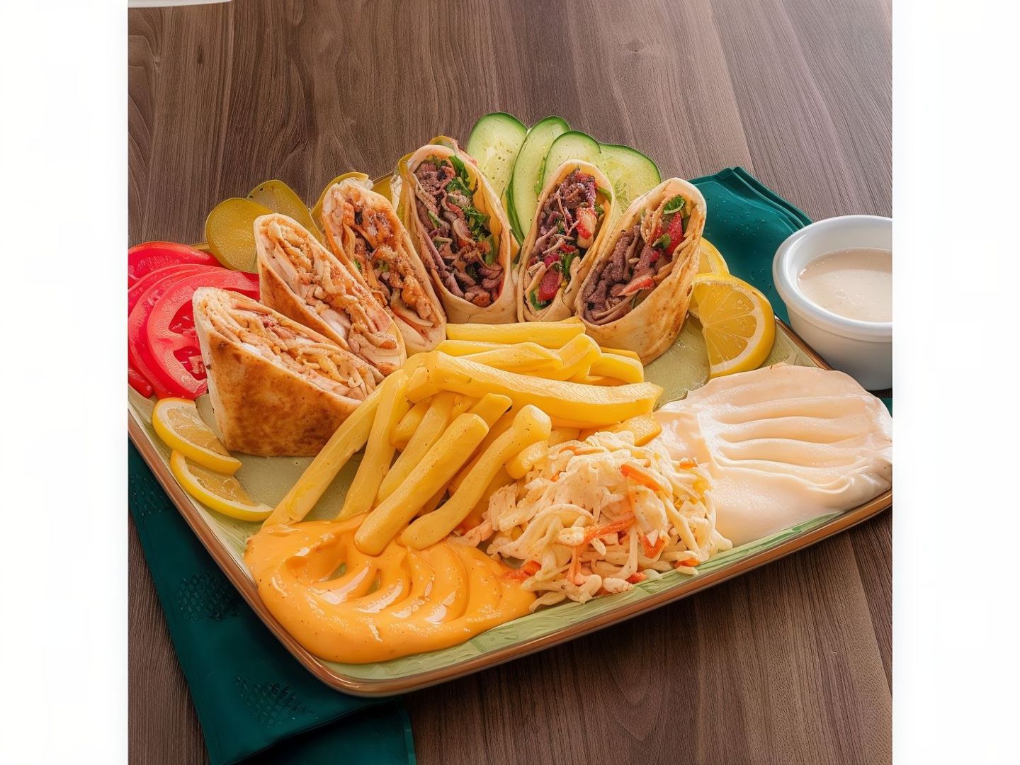 شاورما عربي دبل