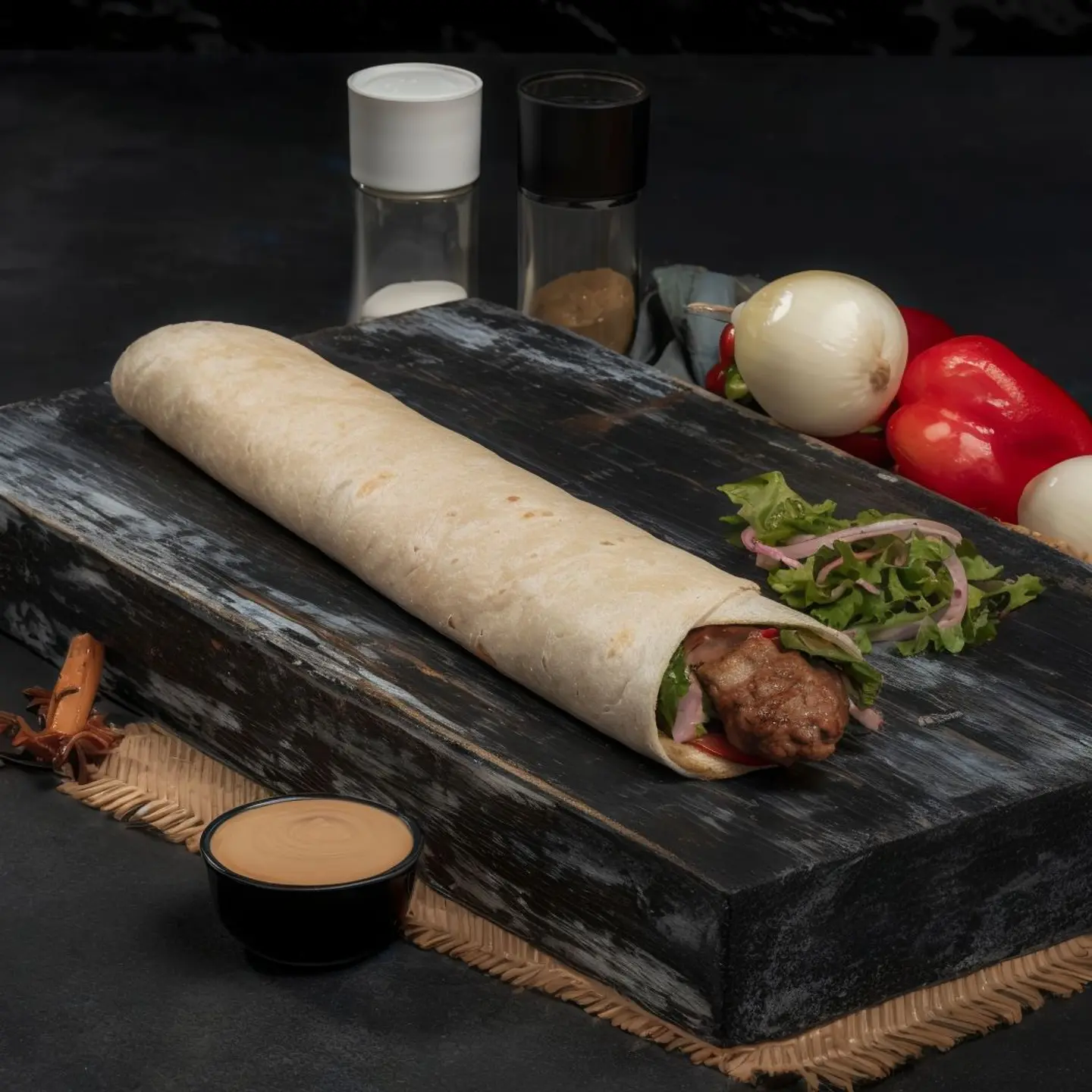 Meat Kebab Sandwich