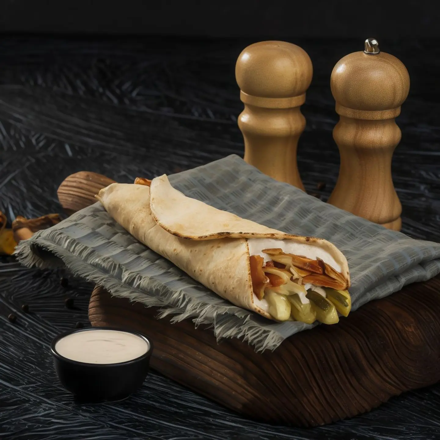 Darbat Muealim Shawarma Regular With Tahina