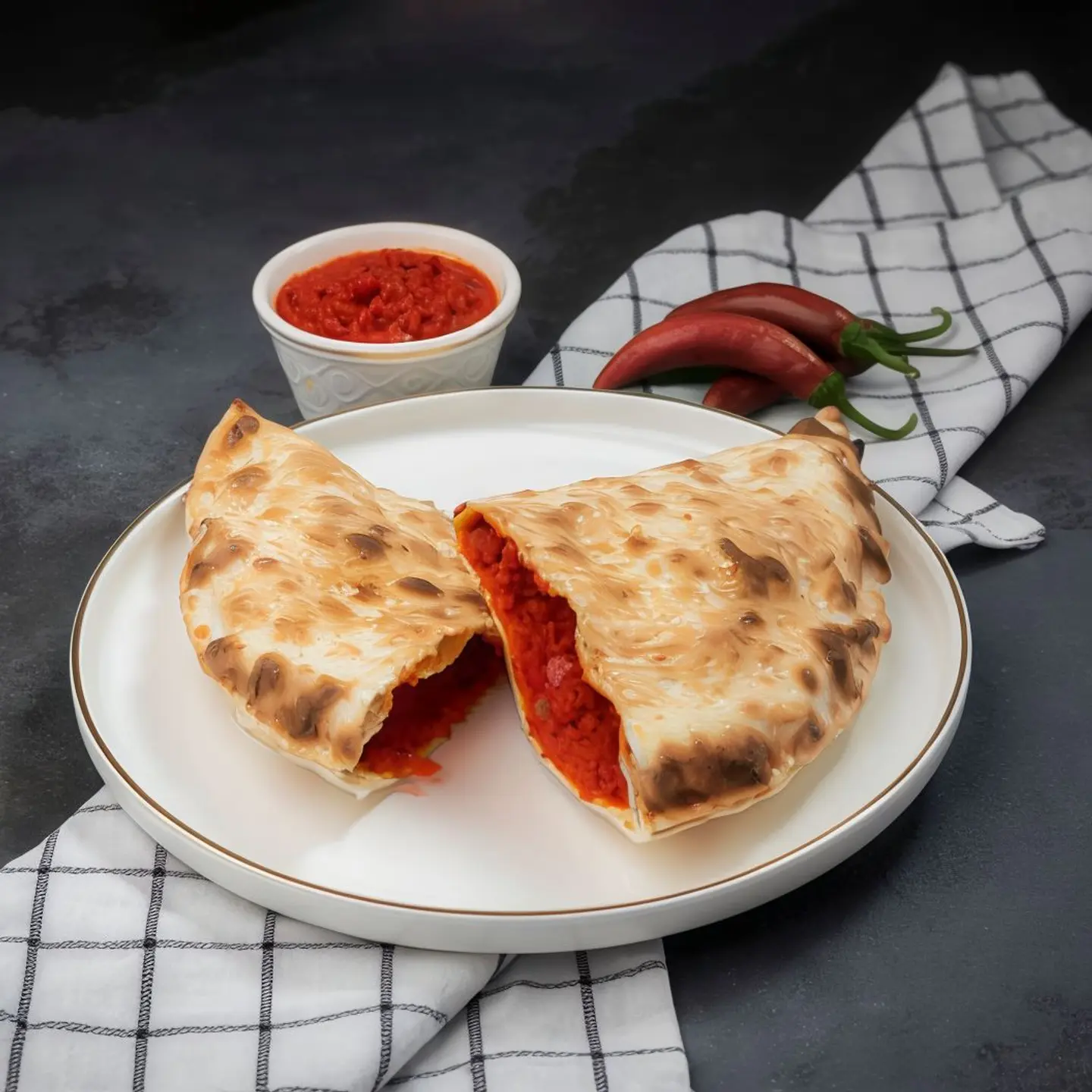 Muhammara With Cheese