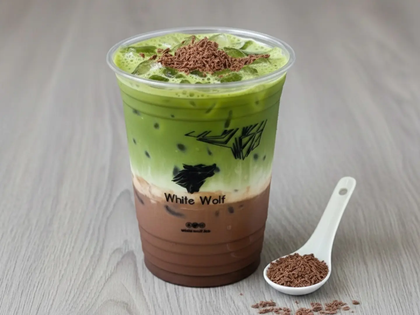 ماتشا الشوكولاتة المثلجة