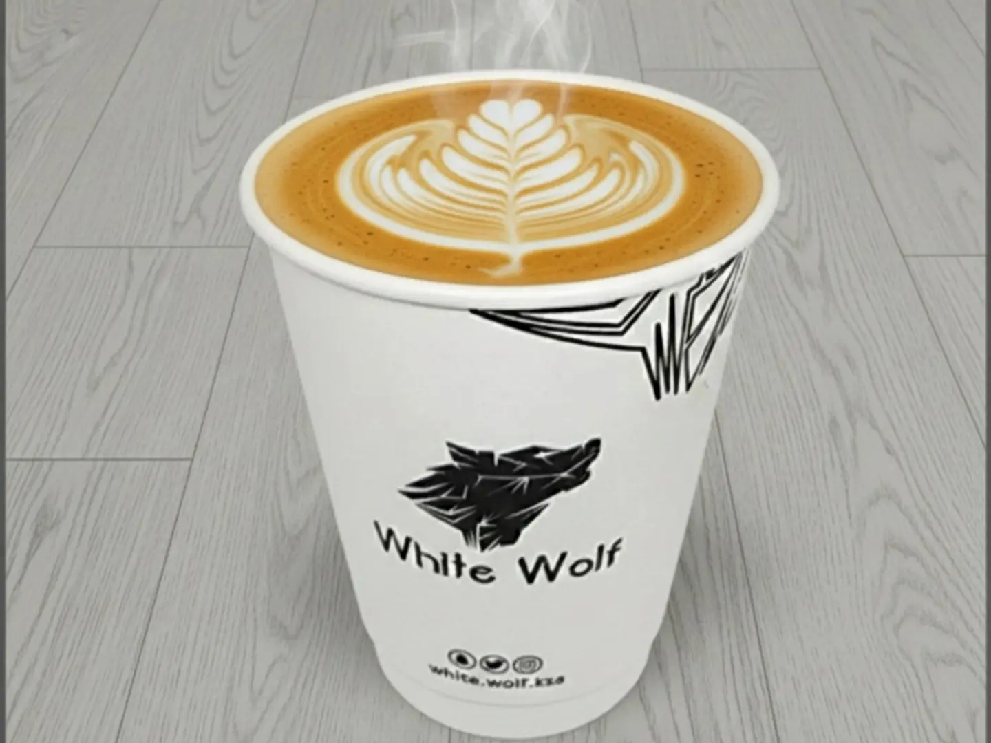 لاتيه فانيليا ساخن