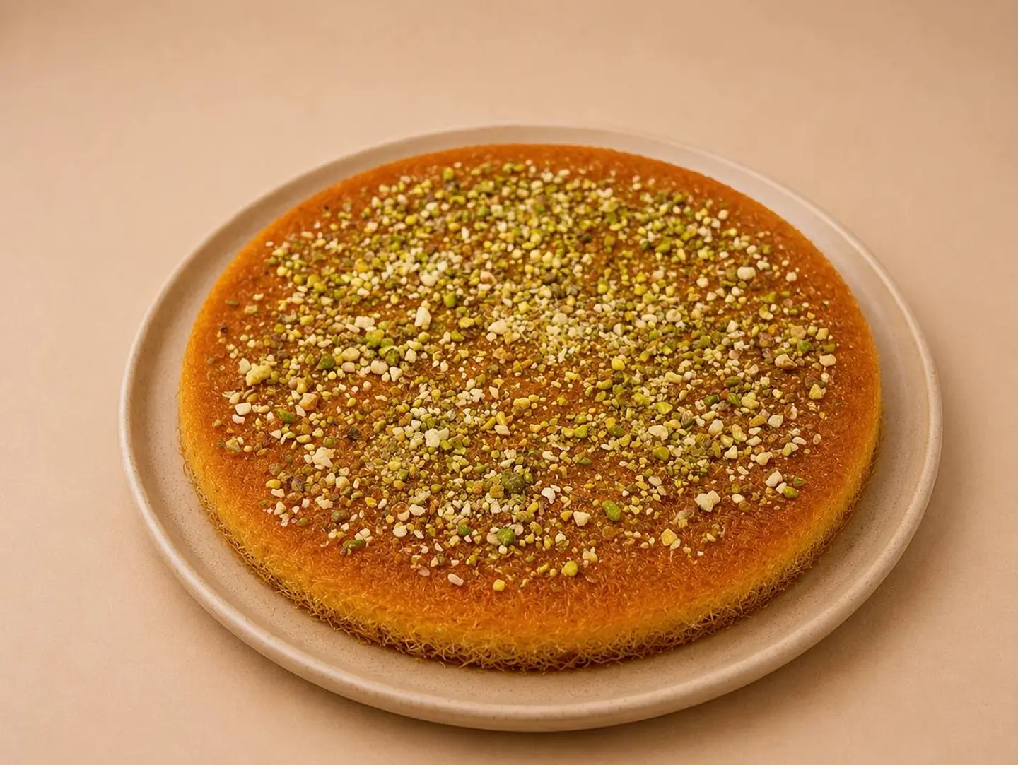 Cream Kunafah With Nuts - Small