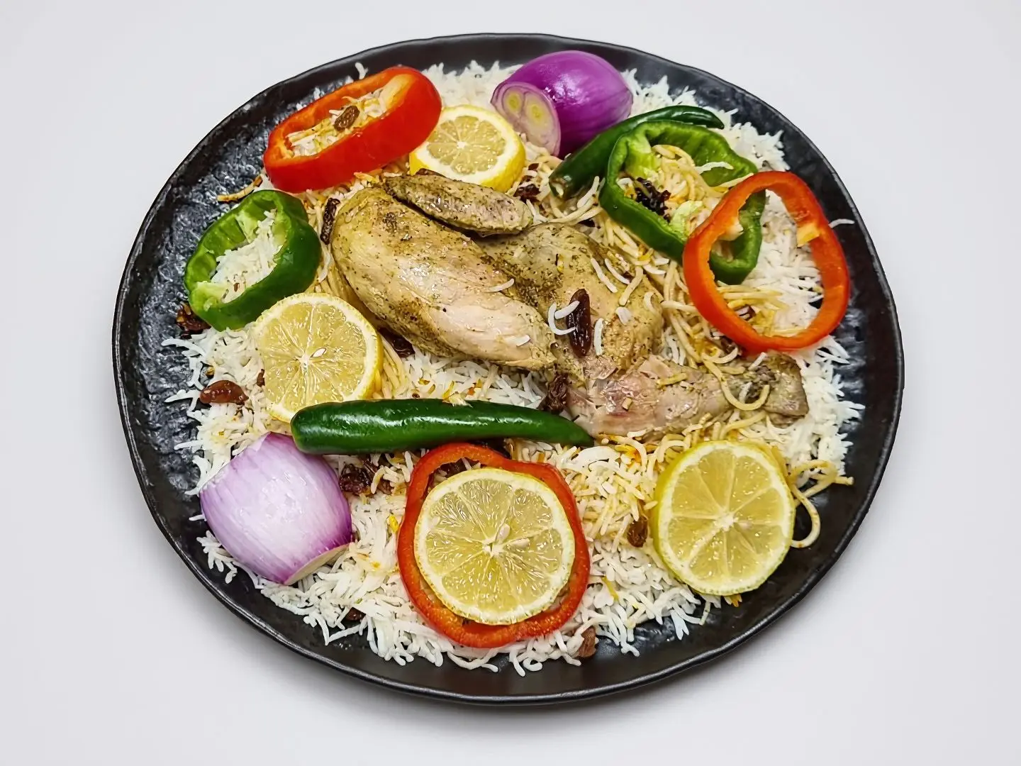 دجاج مدفون أرز بشاور