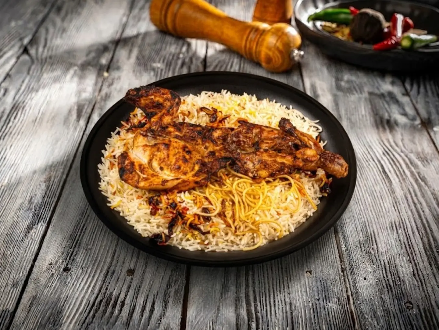 Charcoal Chicken With  Athariya Rice  - Charcoal Chicken With Athariya Rice
