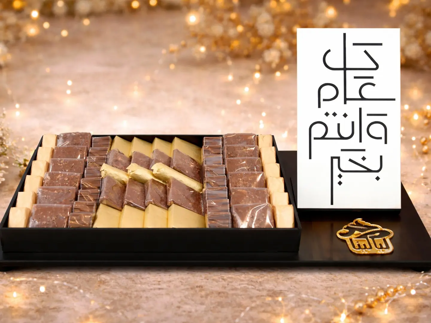 صحن شوكولاتة العيد كل عام وانتم بخير