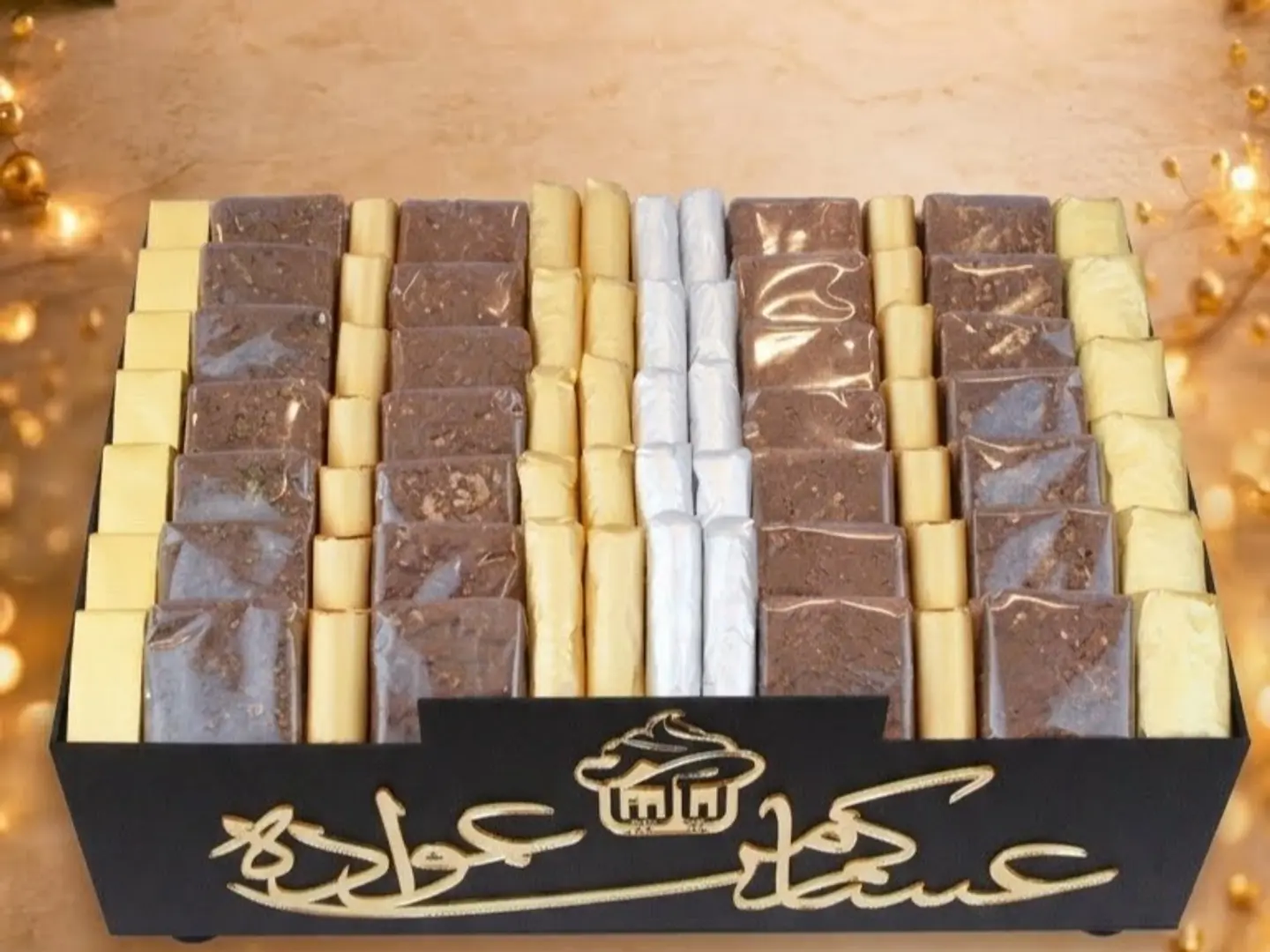 صحن شوكولاتة عبارة عساكم من عوادة