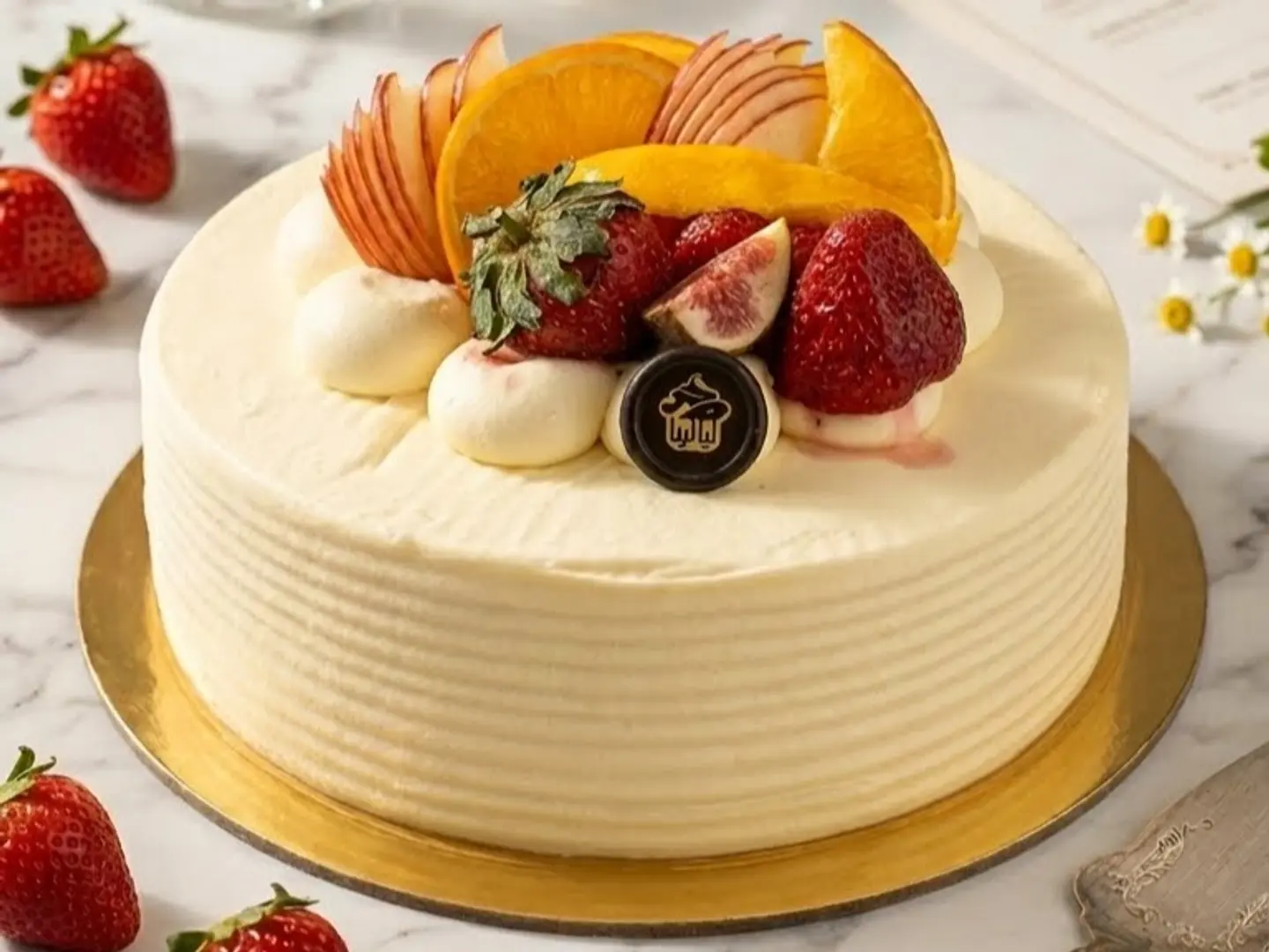 كيكة الفواكة الصغير