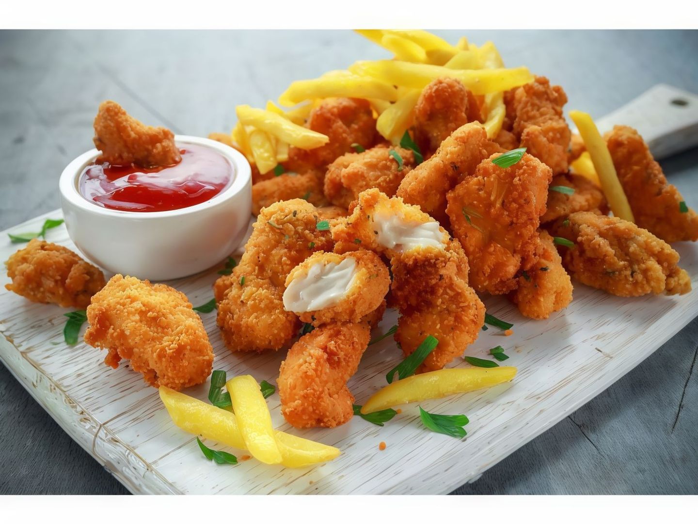قطع دجاج (ناجتس)