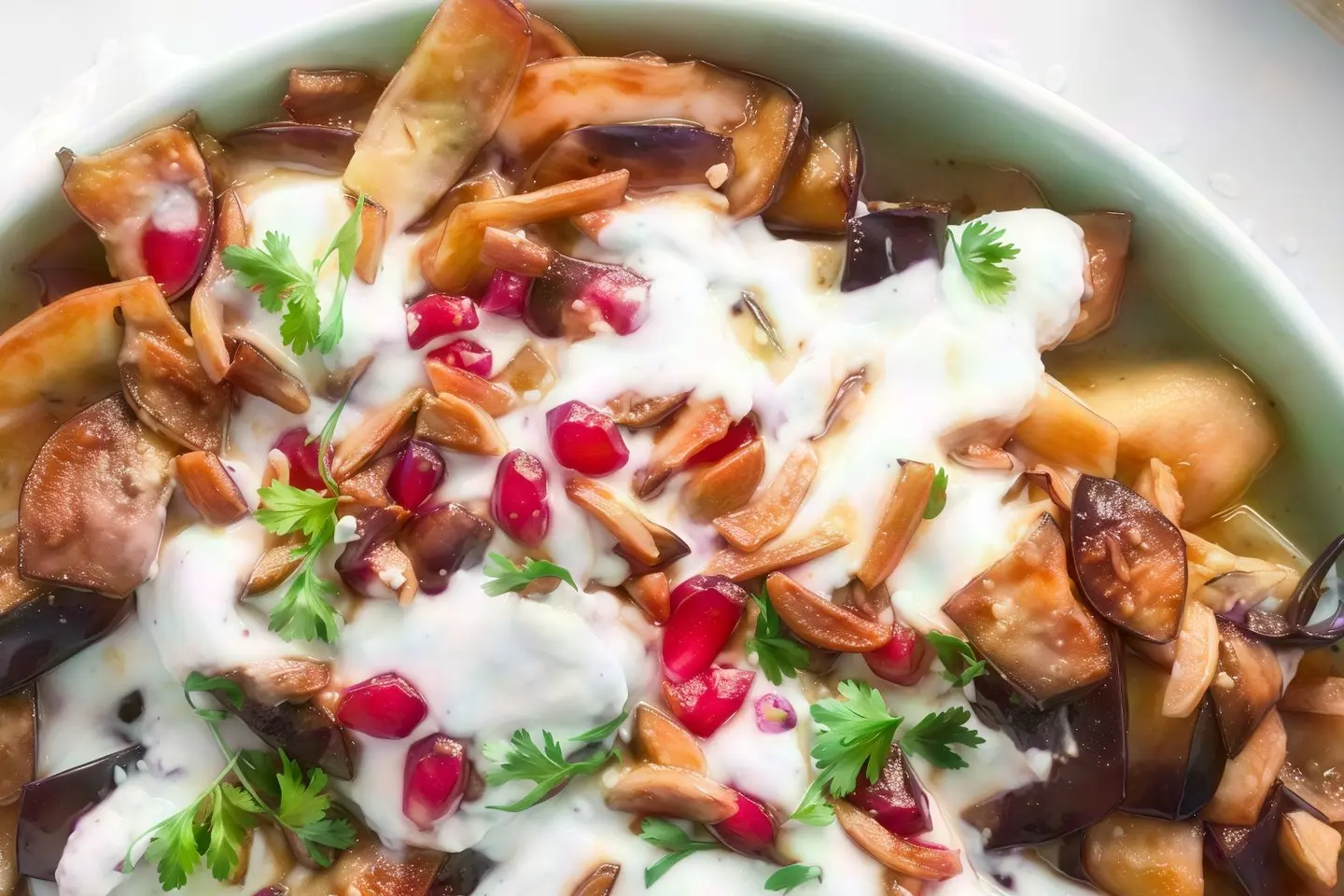 Eggplant Fatteh