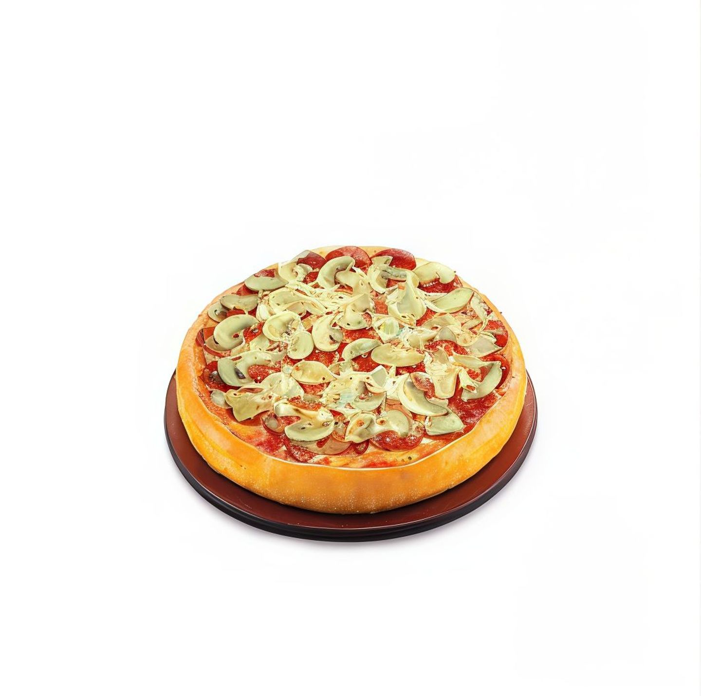 Pepperoni Pizza With Mushroom