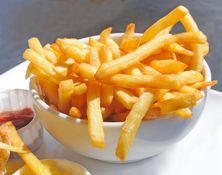 صحن بطاطس صغير