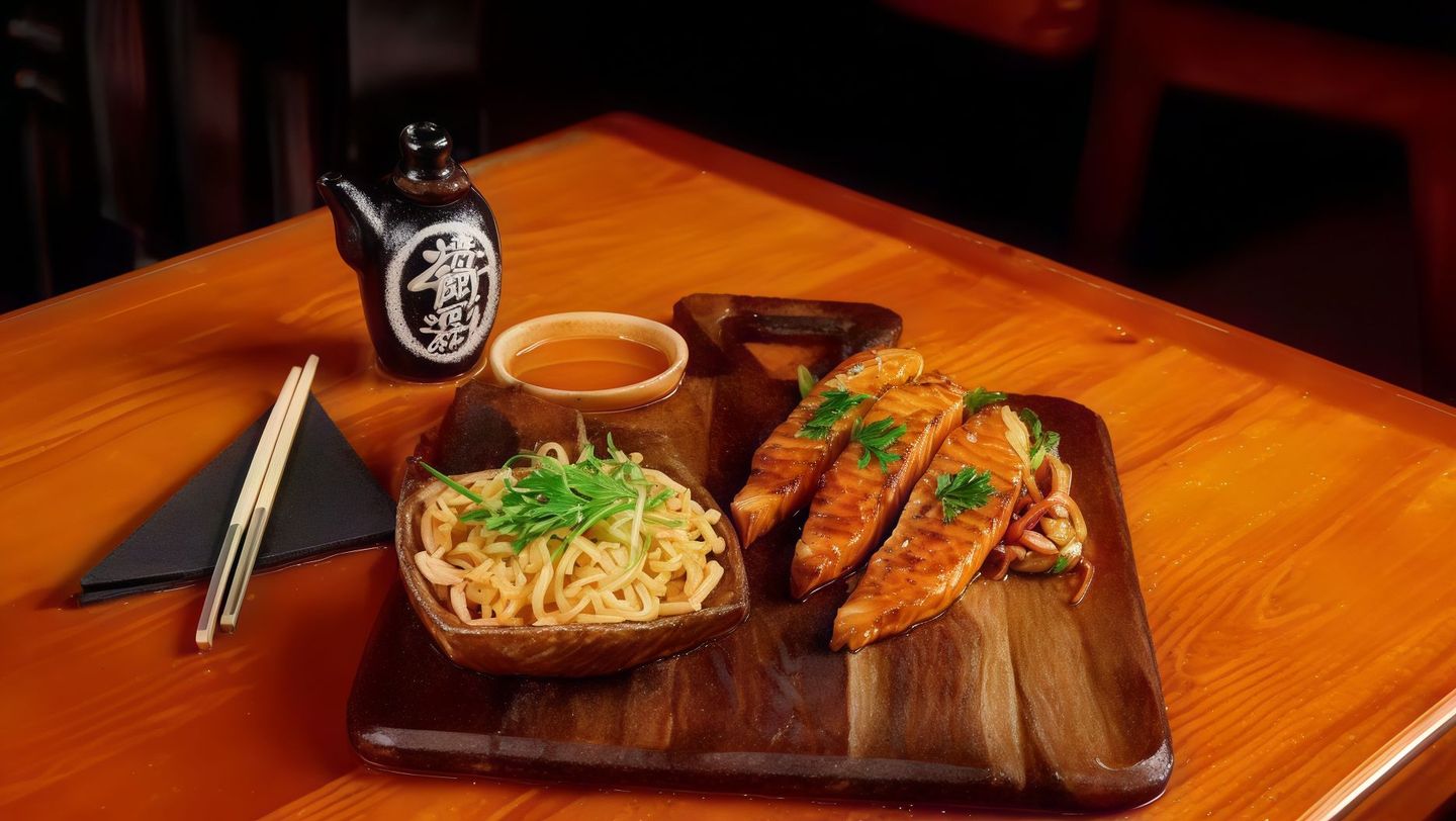 Salmon Teppanyaki
