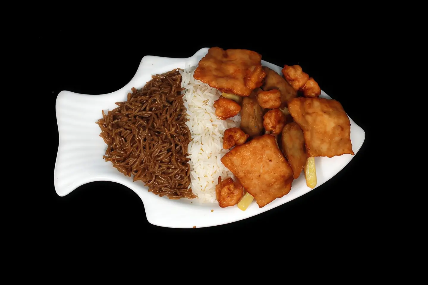 وجبة مشكل مع الارز