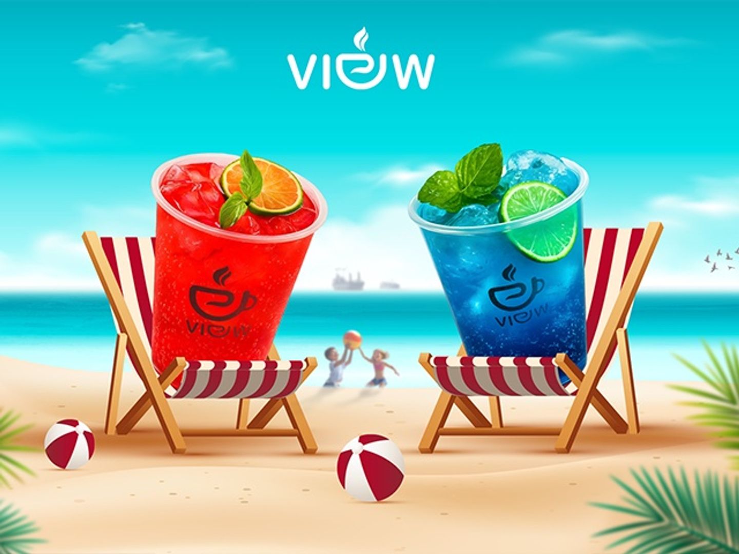 Strawberry Mojito + Blueberry Mojito
