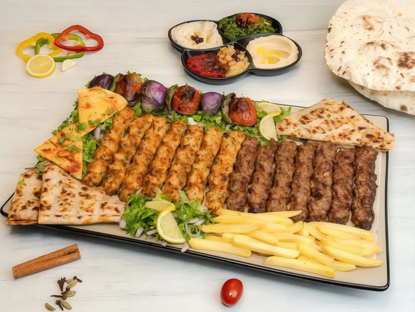 One Kilo Of Mixed Kebab